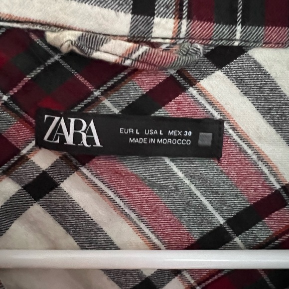 Zara plaid flannel - Picture 3 of 4